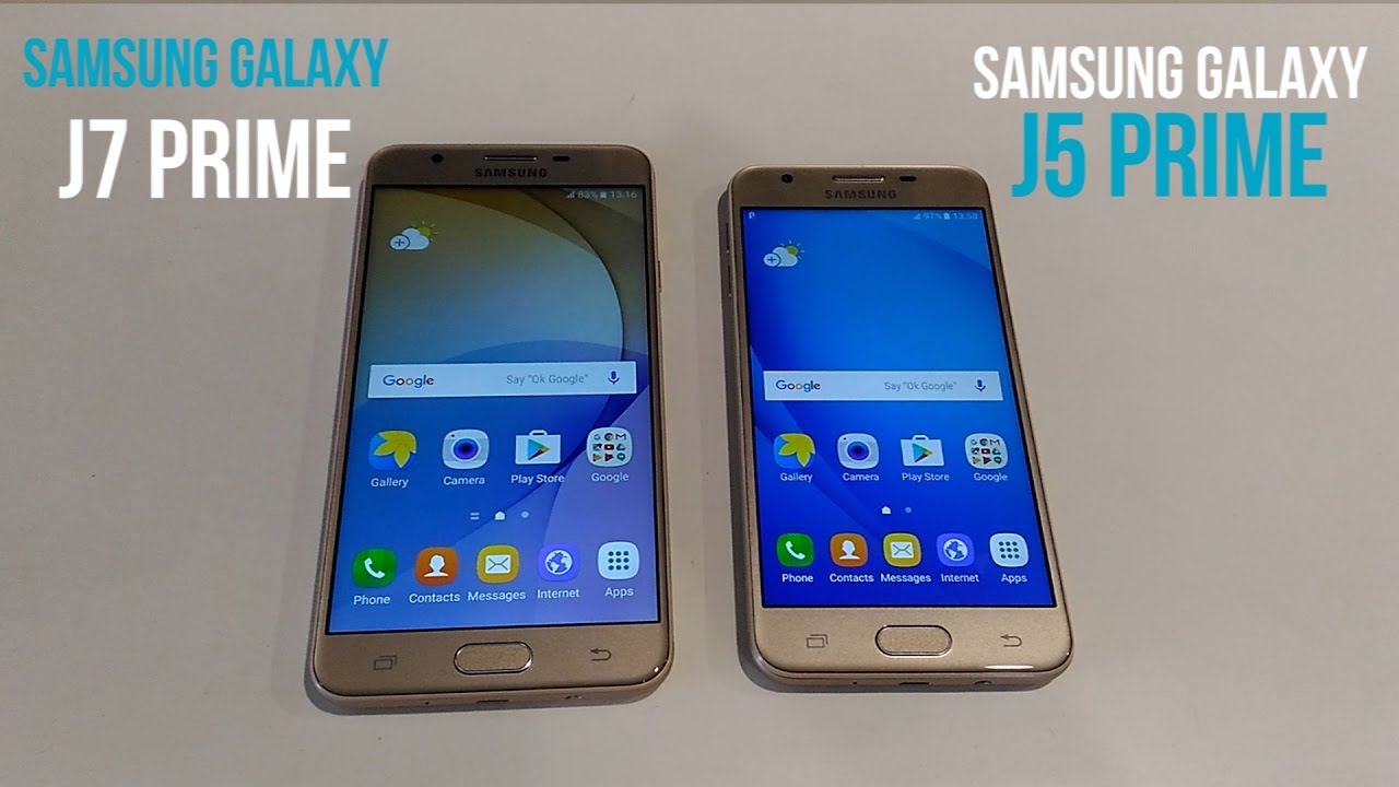Samsung Galaxy J5 Prime and J7 Prime Smartphone