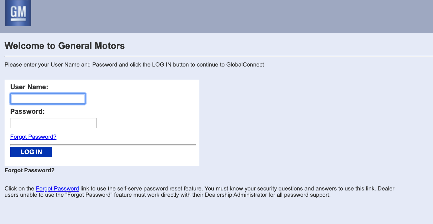 GMGlobalConnect Login: Access General Motor Employee Portal At www.gmglobalconnect.com