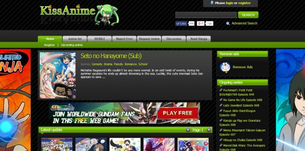 KissAnime Website: Install KissAnime Mobile App And Watch KissAnime In HD