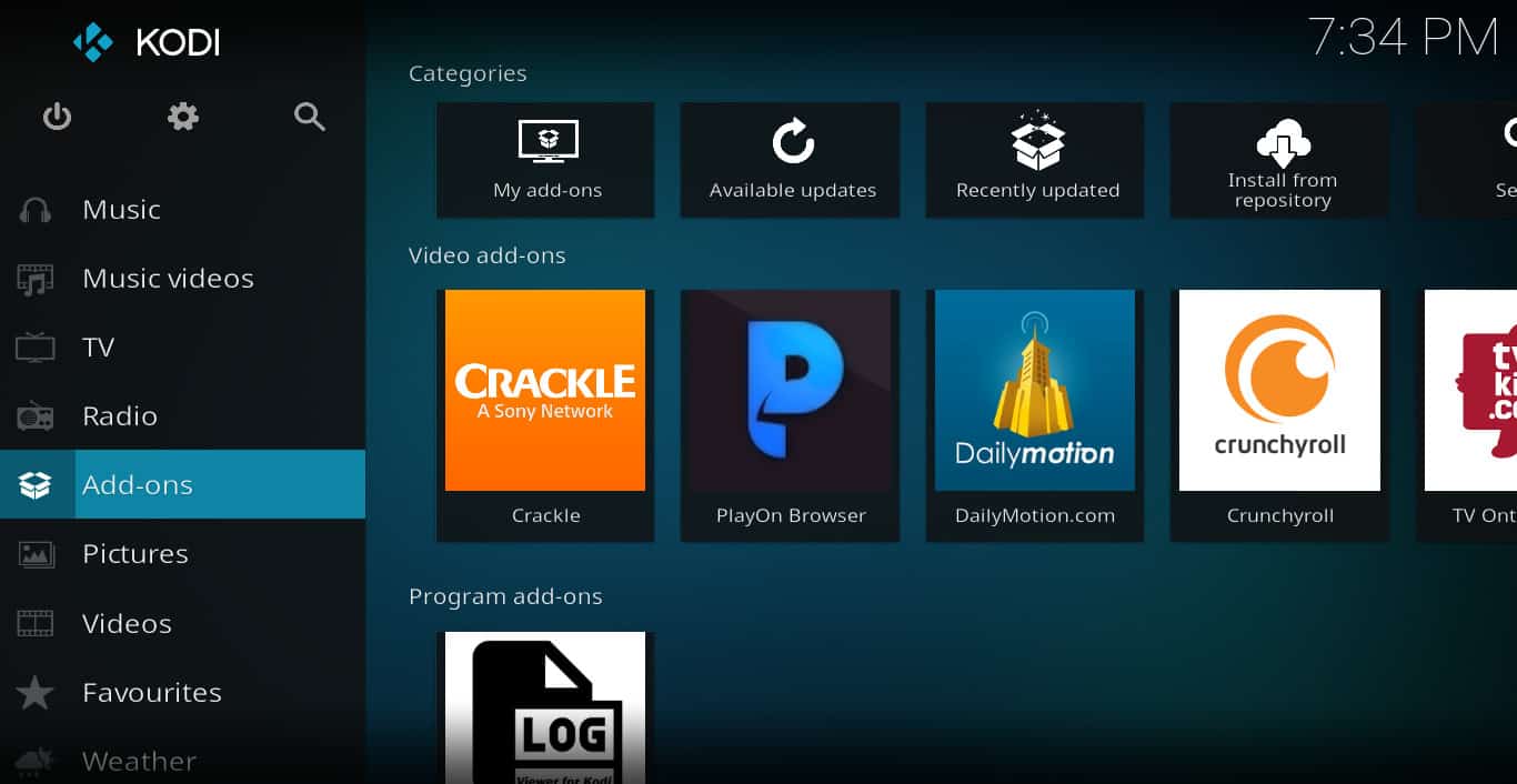 Crackle Kodi Addons