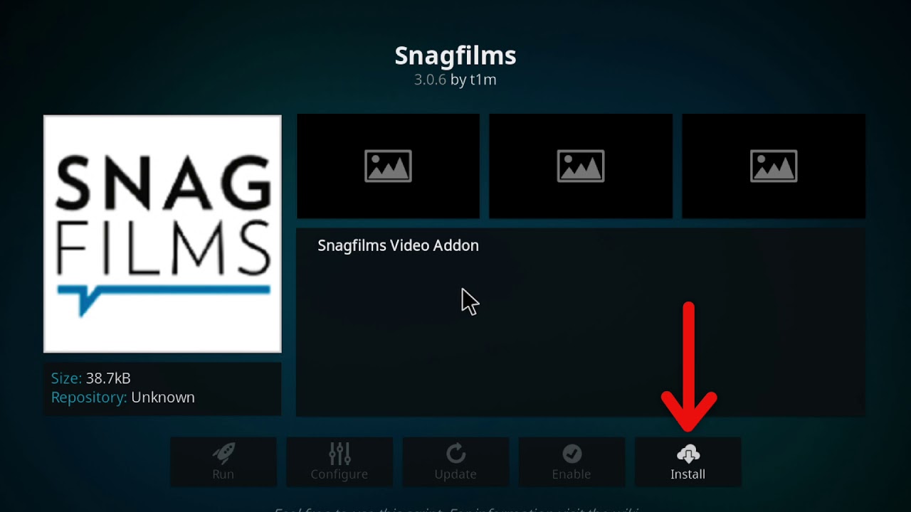 SnagFilms Kodi Addons