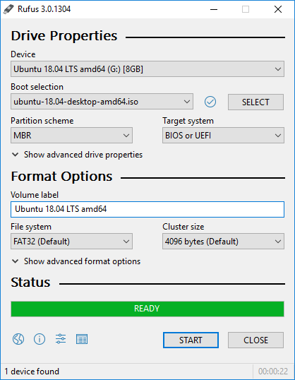 create a bootable usb