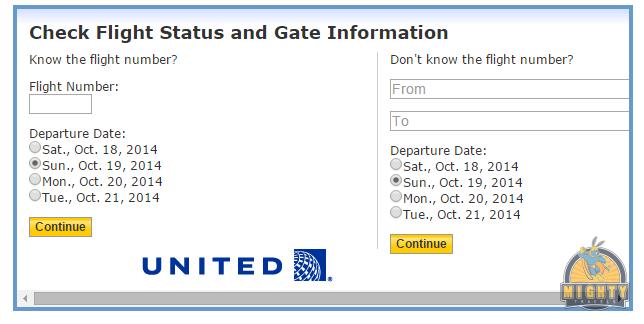 United Flight Status