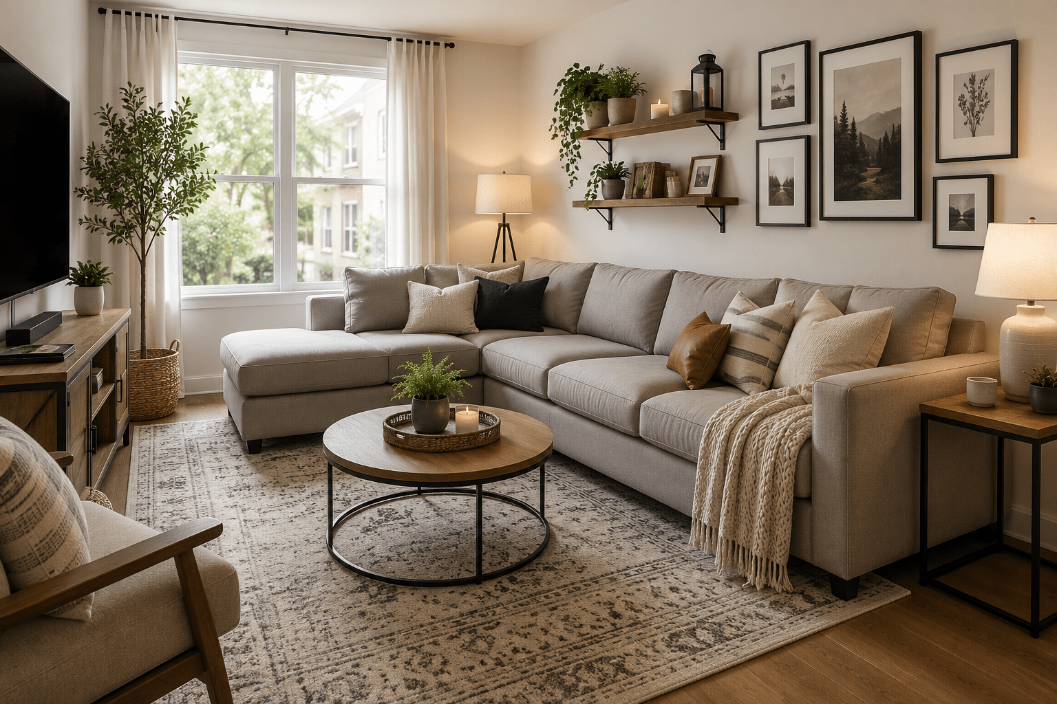 25 Small Living Room Ideas With A Sectional That Actually Work