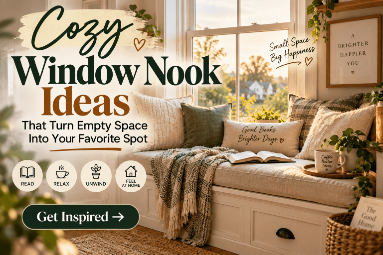 Cozy Window Nook Ideas That Turn Empty Space Into Your Favorite Spot