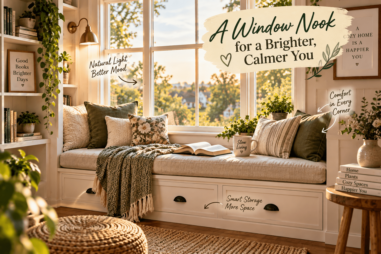 Cozy Window Nook Ideas That Turn Empty Space Into Your Favorite Spot
