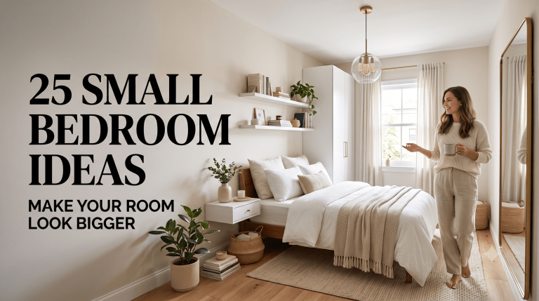 25 Small Bedroom Ideas To Make Your Room Look Bigger