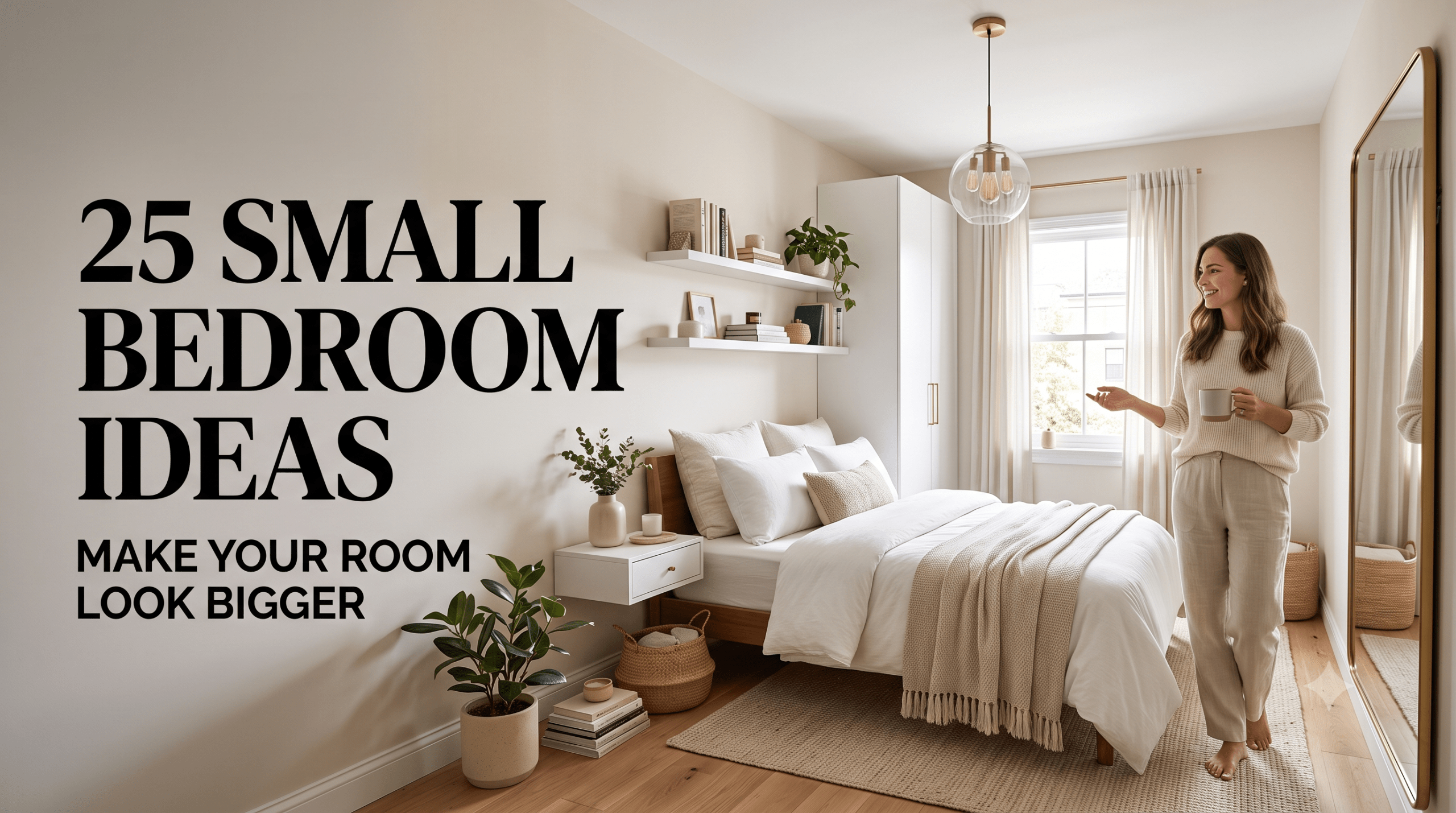 25 Small Bedroom Ideas To Make Your Room Look Bigger