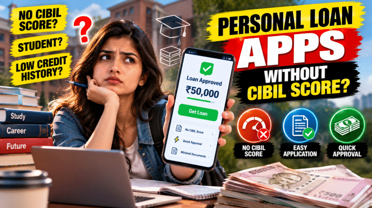 Personal Loan Apps Without CIBIL Score in India