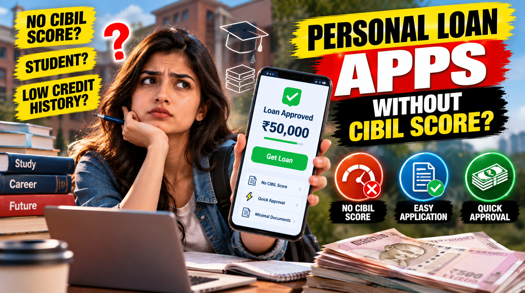 Personal Loan Apps Without CIBIL Score in India